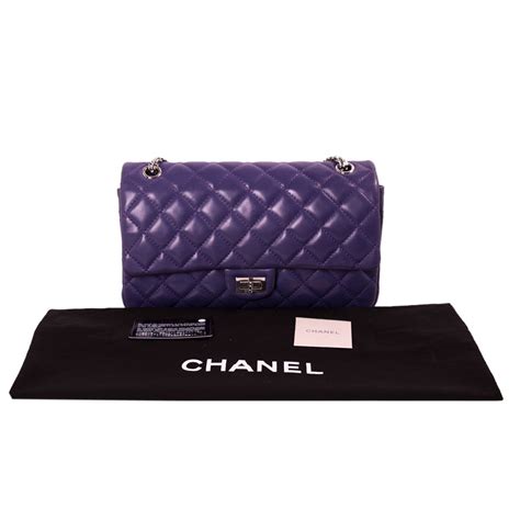 Chanel Purple Reissue 255 Classic 226 Flap Bag