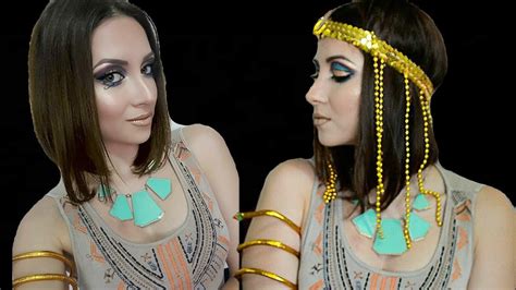 halloween makeup tutorial cleopatra youtube