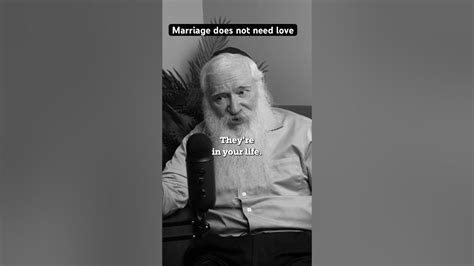 Marriage Does Not Need Love Rabbi Judaism Relationship