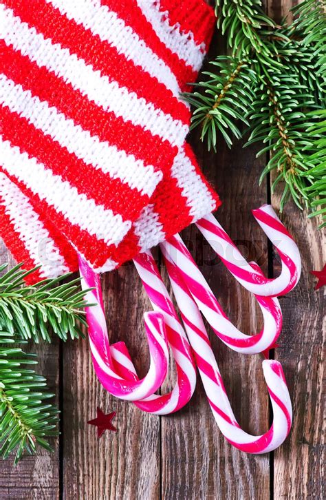 Candy Canes Stock Image Colourbox