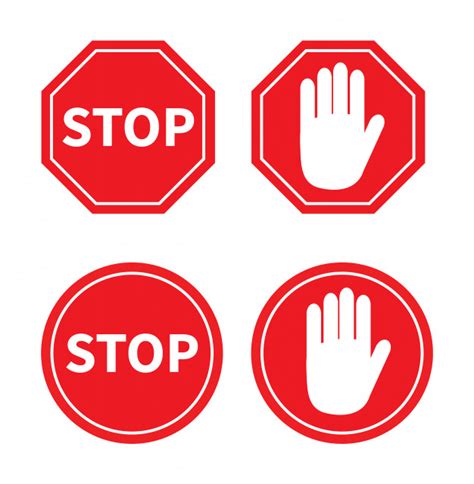 / einfach auf auf den unten stehenden link klicken und laden. Premium Vector | Stop sign set.