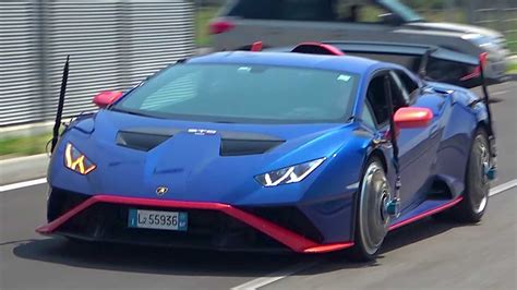 Lamborghini Huracan Sto Spotted Wearing Unusual Testing Gear