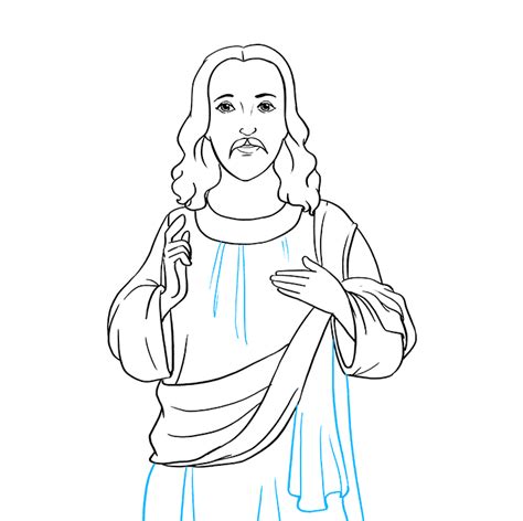How To Draw Jesus Really Easy Drawing Tutorial