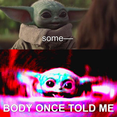 Baby Yodas First Words Meme Maker