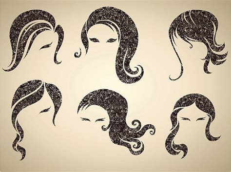 Long Haired Brunettes Silhouette Illustrations Royalty Free Vector Graphics And Clip Art Istock