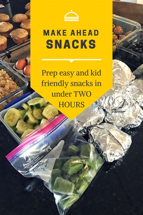 Easy Make Ahead Snack Ideas For Busy Moms Organize By Dreams