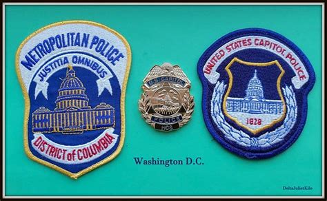 Washington Dc Badges H2h Glasgow Police Museum Federal Off David