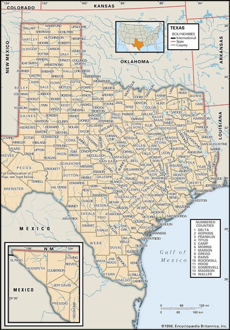 State And County Maps Of Texas