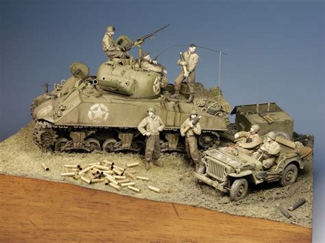 Sherman Tank Model Dioramas Images And Photos Finder
