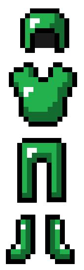 Minecraft Emerald Armor By Dragonshadow3 On Deviantart