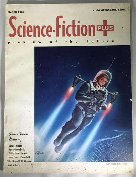 Science Fiction Plus March 1953 By Philip Jose Farmer Hugo Gernsback