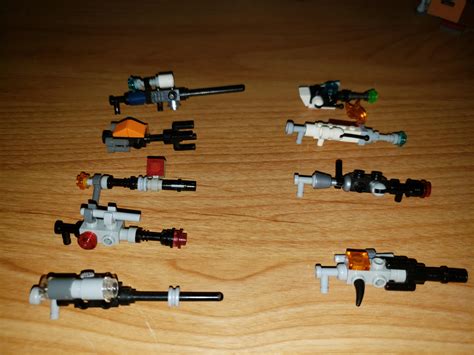Some Lego Star Wars Custom Guns I Made What Do You Thinkwould Change