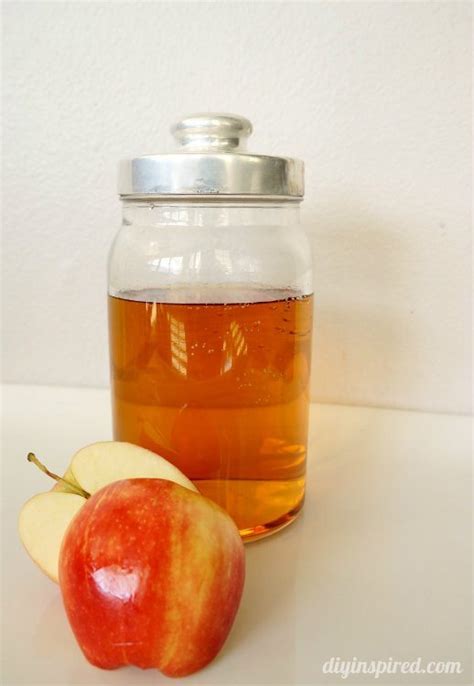Apple cider vinegar is produced during the fermentation of apple cider. Clever Cleaning Hacks to Help Make Life Easier - DIY Inspired