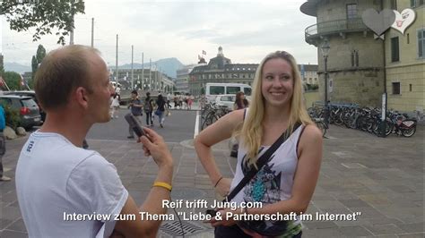 Partnersuche Onlinedating Schweiz 18 Jährige Blondine Im Interview Reif Trifft Jung Youtube