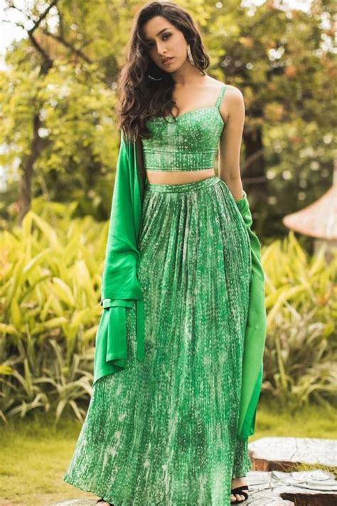 5 regal lehengas from shraddha kapoor s collection that are perfect for intimate celebrations