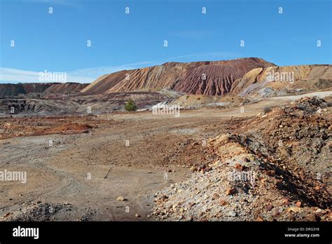 The Lunar Like Landscape Of The Rio Tinto Mining Park Minas De