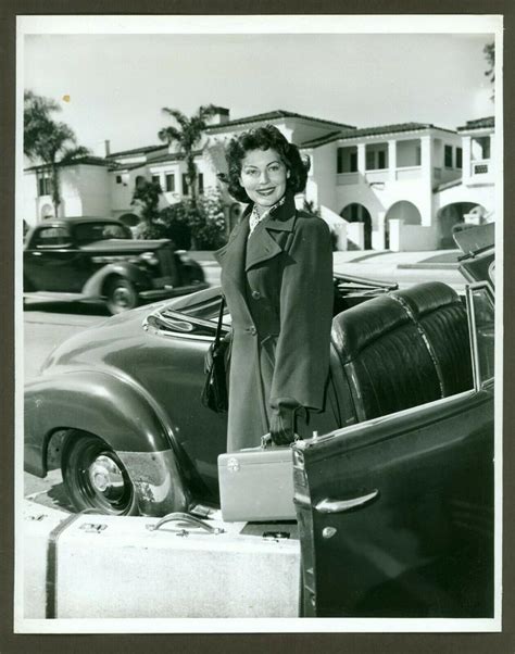 Rare Ava Gardner Original Mgm Candid Publicity Photo Vgfn 1949