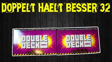 Xplode Double Deck Purple Doppelt Geschossen Youtube