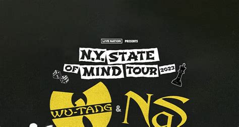 Wu Tang Clan And Nas Ny State Of Mind Tour Paris Tickets Fever