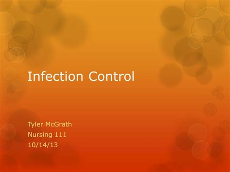 Ppt Infection Control Powerpoint Presentation Free Download Id6398527