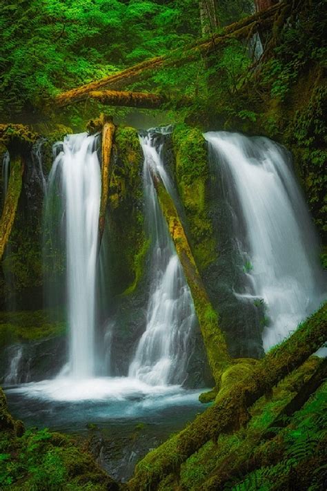 Sublim Ature Panther Creek Falls Washington Beautiful Images