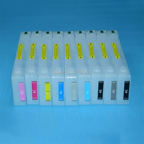 7908 9890 Refillable Ink Cartridge 700ml With Arc Chip 9colors For
