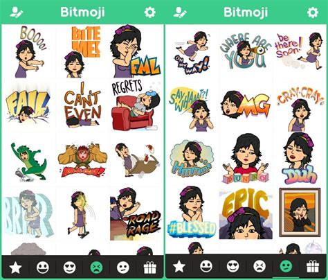 The bitmoji app allows you to create a cartoon version of yourself and share it with people over various social media platforms. Bitmoji: Your Own Personal Emoji - A Deecoded Life