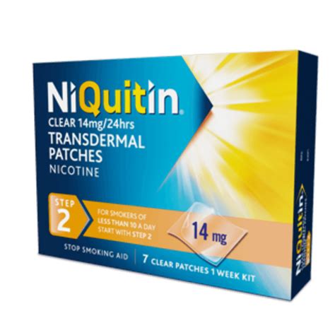 Niquitin Clear 14mg24 Hrs Transdermal Patch 7pk Healthwise
