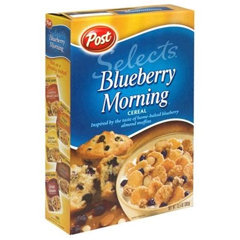 Post Blueberry Morning Cereal 135 Ounce Box Pack Of 7 Blueberry