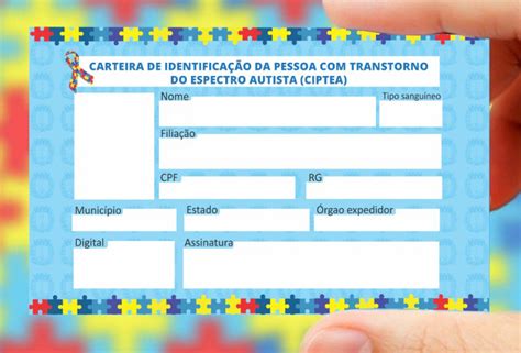 Prefeitura Lan A Carteira De Identifica O Para Pessoas Com Transtorno Do Espectro Autista