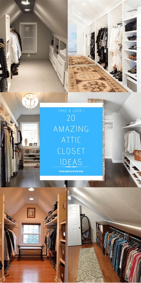 20 Amazing Examples Of Attic Closet Ideas Youd Want To Try David On Blog