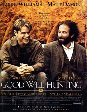 Matt damon plays a genius named will hunting who instead of pursuing his talent, is stuck as a janitor in his hometown. Good Will Hunting- Soundtrack details ...