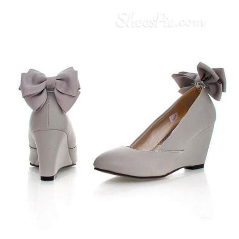 Shoespie Bowtie Cute Wedge Heels Cute Wedges Heels Wedge Heels