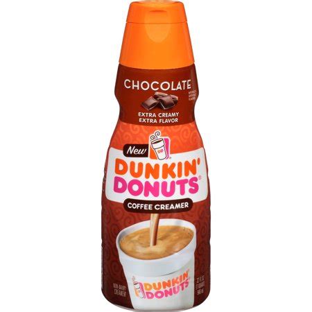 Dunkin donuts chocolate donut coffee. Dunkin' Donuts Chocolate Coffee Creamer, 32 fl oz ...