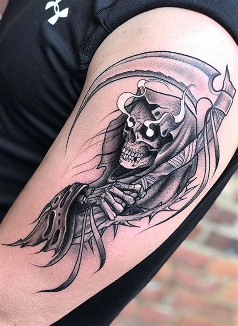 Grim Reaper Tattoo 35 Thought Provoking Ideas For You