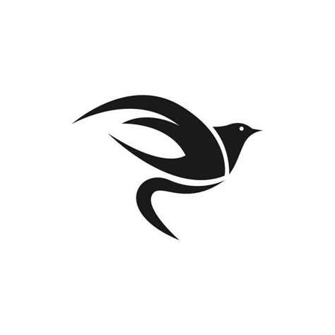 Flying Bird Logo Vector Art Png Bird Logo Template Bird Logo Icon