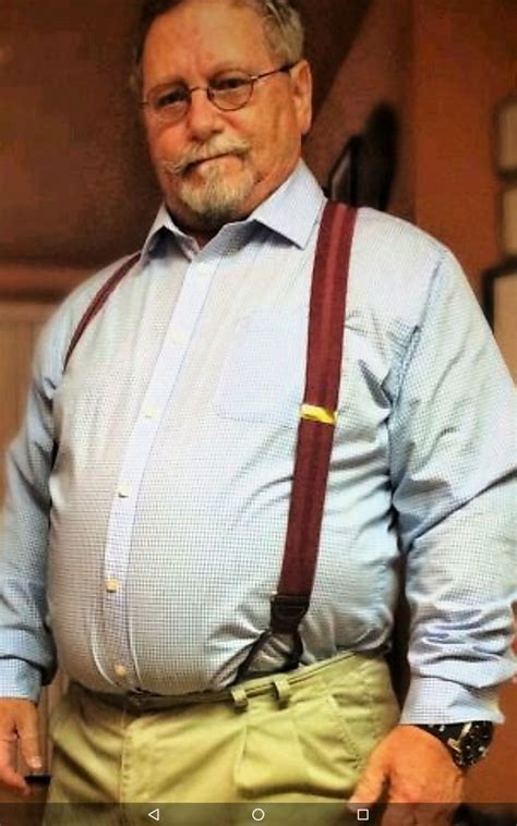 Big Daddy Bear Old Fat Victorian Man Handsome Older Men Suspenders