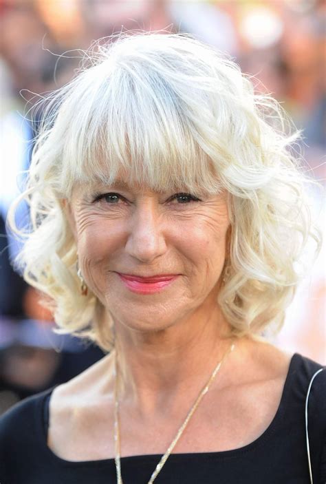 55 Helen Mirren Hairstyles For Women Over 50 Over 60 Hairstyles Stacked Bob Hairstyles Pulled
