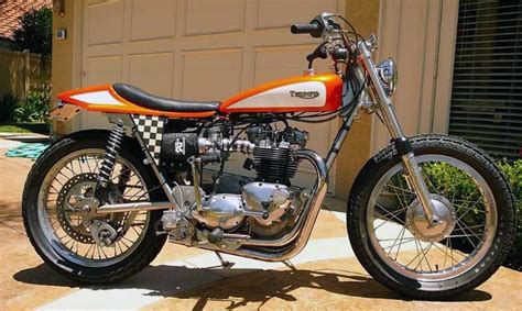 Triumph Bsa Street Trackers On Vintage Flat Trackers Pages Tracker