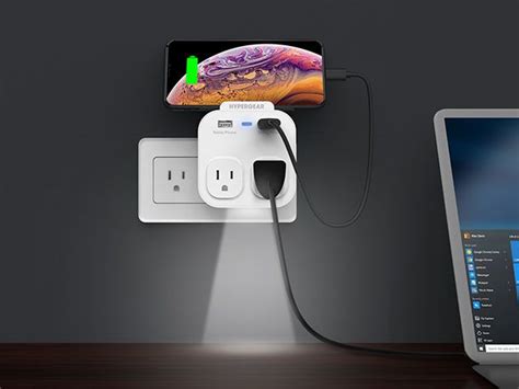Hypergear 3 In 1 Multi Charger Holder And Nightlight Stacksocial Multi Charger Wall Charger
