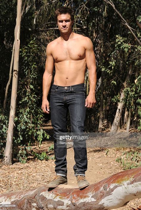 Actor Rob Mayes Poses During A Photo Shoot On July 26 2012 In Los