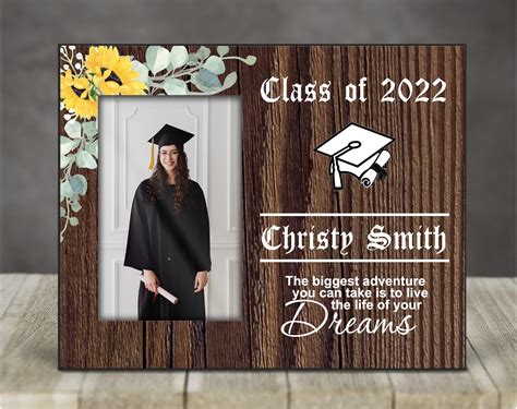 Class Of 2022 Graduation Picture Frame Graduate Photo Frame