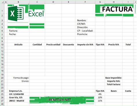 Excel Crear Factura Automática En Excel Saber Programas Mobile Legends