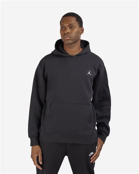 Shop Jordan Essential Fleece Pullover Hoodie Dq7466 010 Black Snipes Usa