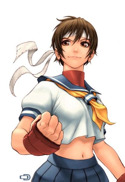 Kasugano Sakura Street Fighter Image Zerochan Anime Image Board