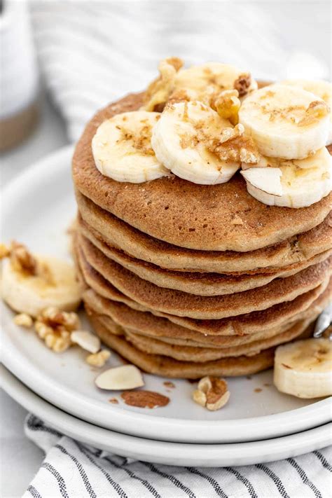 Fluffy Gluten Free Banana Pancakes Eat With Clarity