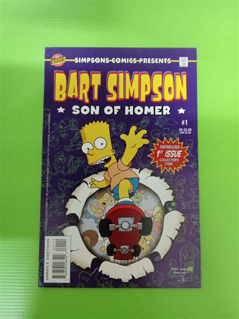 Rare Issue Simpsons Comics Presents Bart Simpson 1 Matt Groening Cover Art Bongo