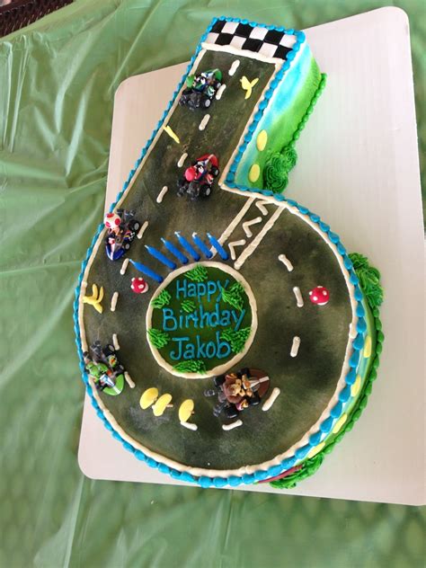 Come with me on a terrific adventure and check out this fantastic party and all of its creative ideas! Mario Kart Cake #6 | Cute kid stuff | Pinterest | Mario ...