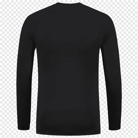 Camiseta Camiseta Manga Larga Camiseta Camiseta Camisa Activa Negro