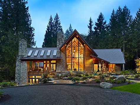 Cedar Haven Is A Forest Retreat Made With Reclaimed Logs Log Homes